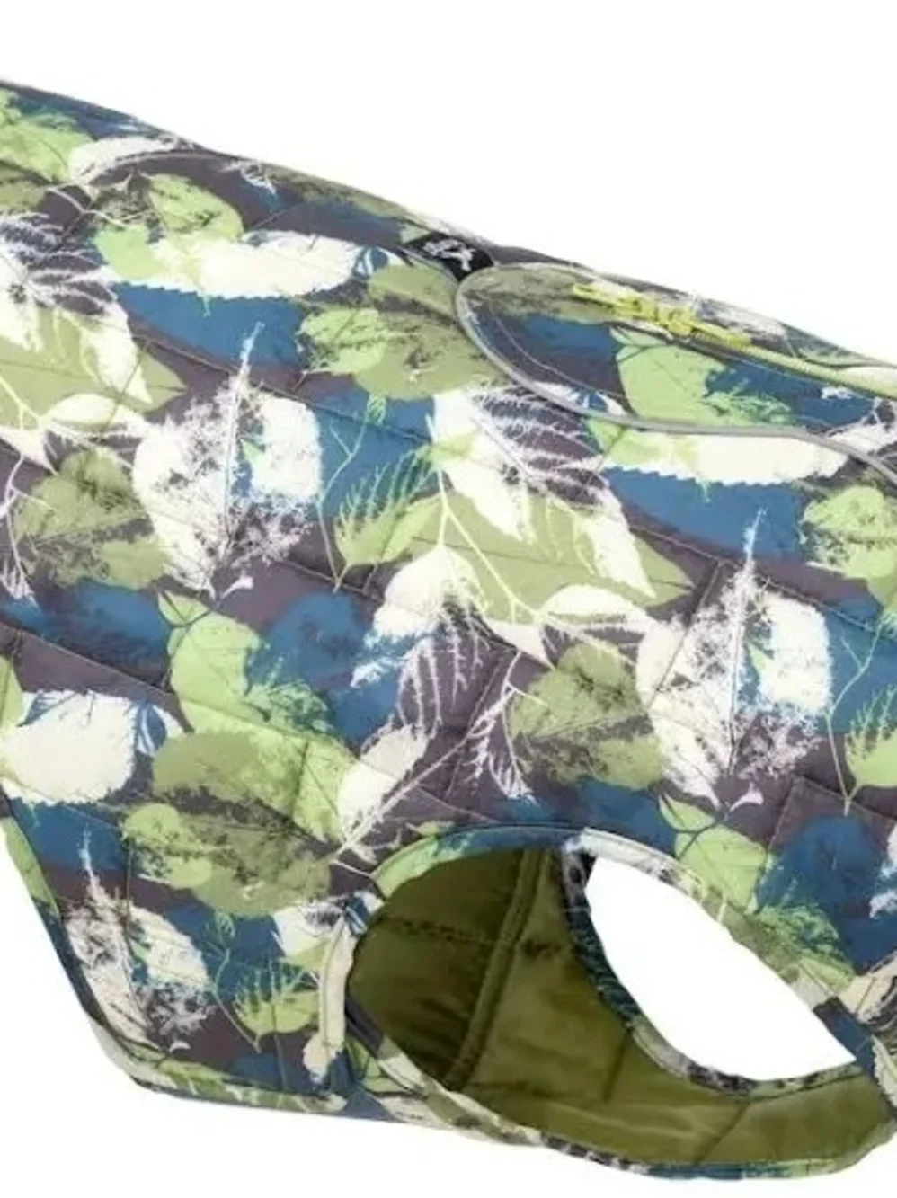 Kurgo Tropical Leaf Dog Vest — Green & Blue